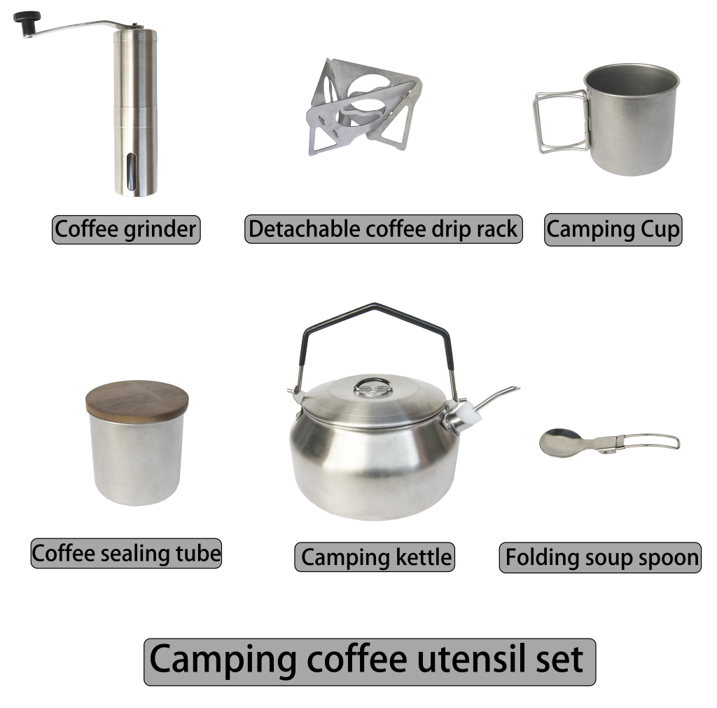 Camping coffee utensil set 03