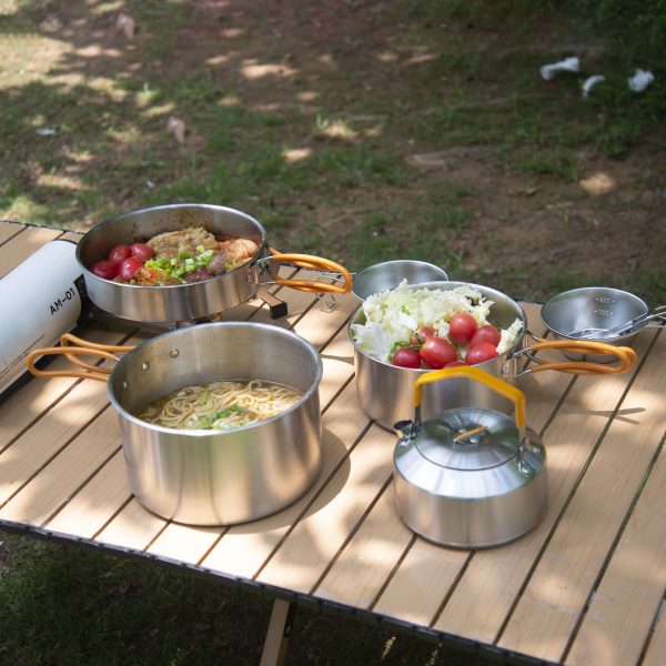 304 Material Camping Pot Set - Image 2