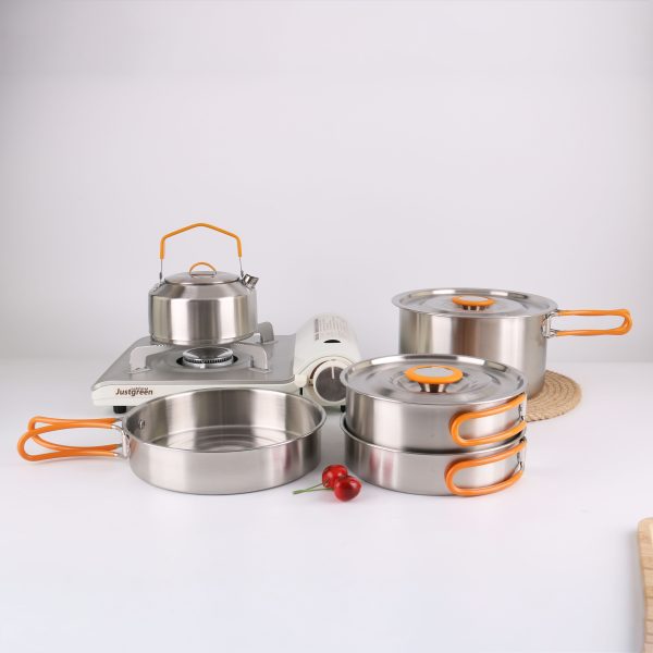 304 Material Camping Pot Set - Image 3