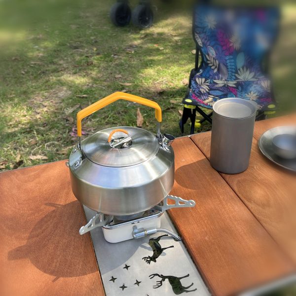 4 or 5 Piece Camping Cookware Set 03