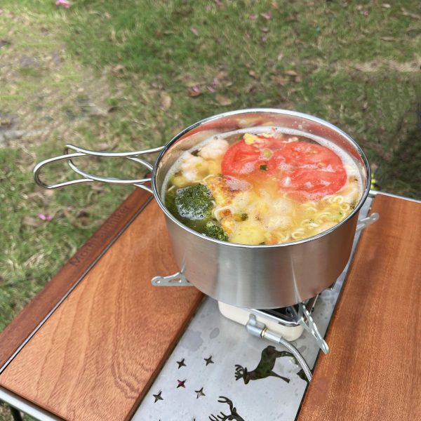 4 or 5 Piece Camping Cookware Set 04