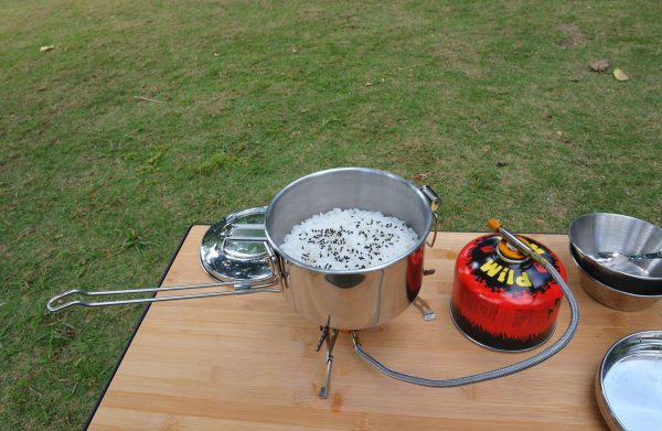 Camping Round Lunch Box 07