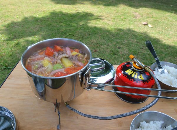 Camping Round Lunch Box 08