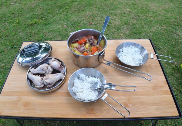 Camping Round Lunch Box 09