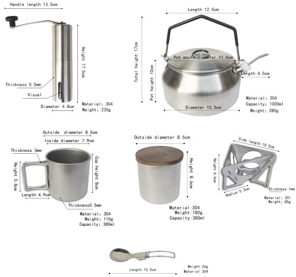 Camping coffee set 04