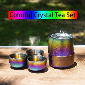 Colorful Crystal Tea Set 01