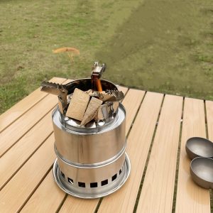 Portable firewood stove 01