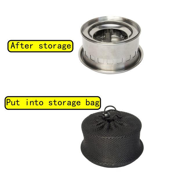 Portable firewood stove 08