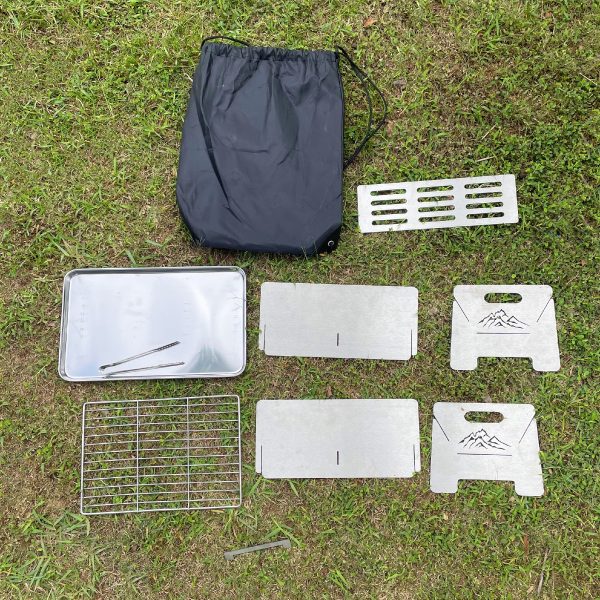 Rectangular backpack stove 04