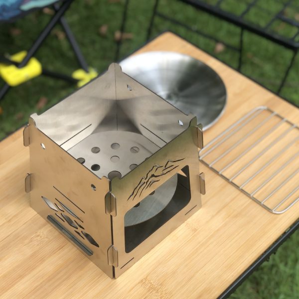 Square Backpack Stove 03